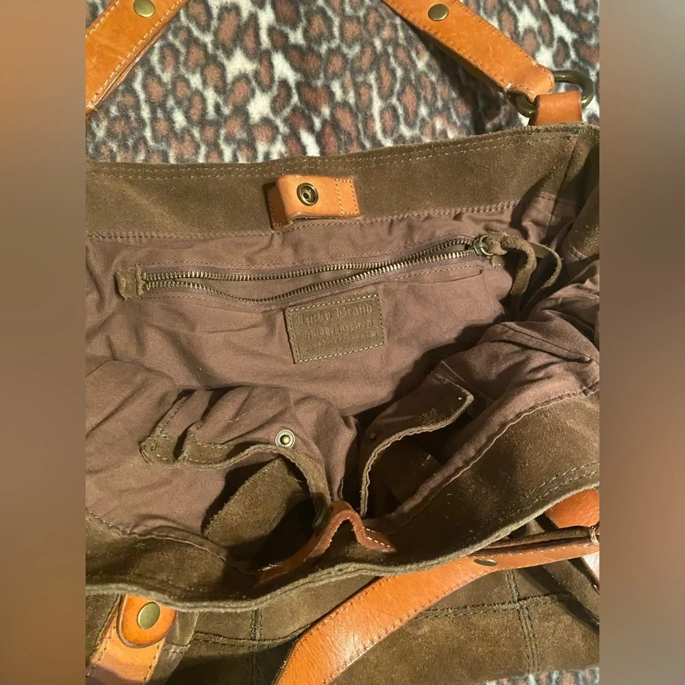 Lucky Brand Genuine, leather BoHo bag